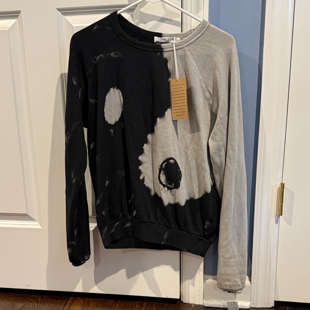 NWT Project Social T Ying Yang light sweatshirt